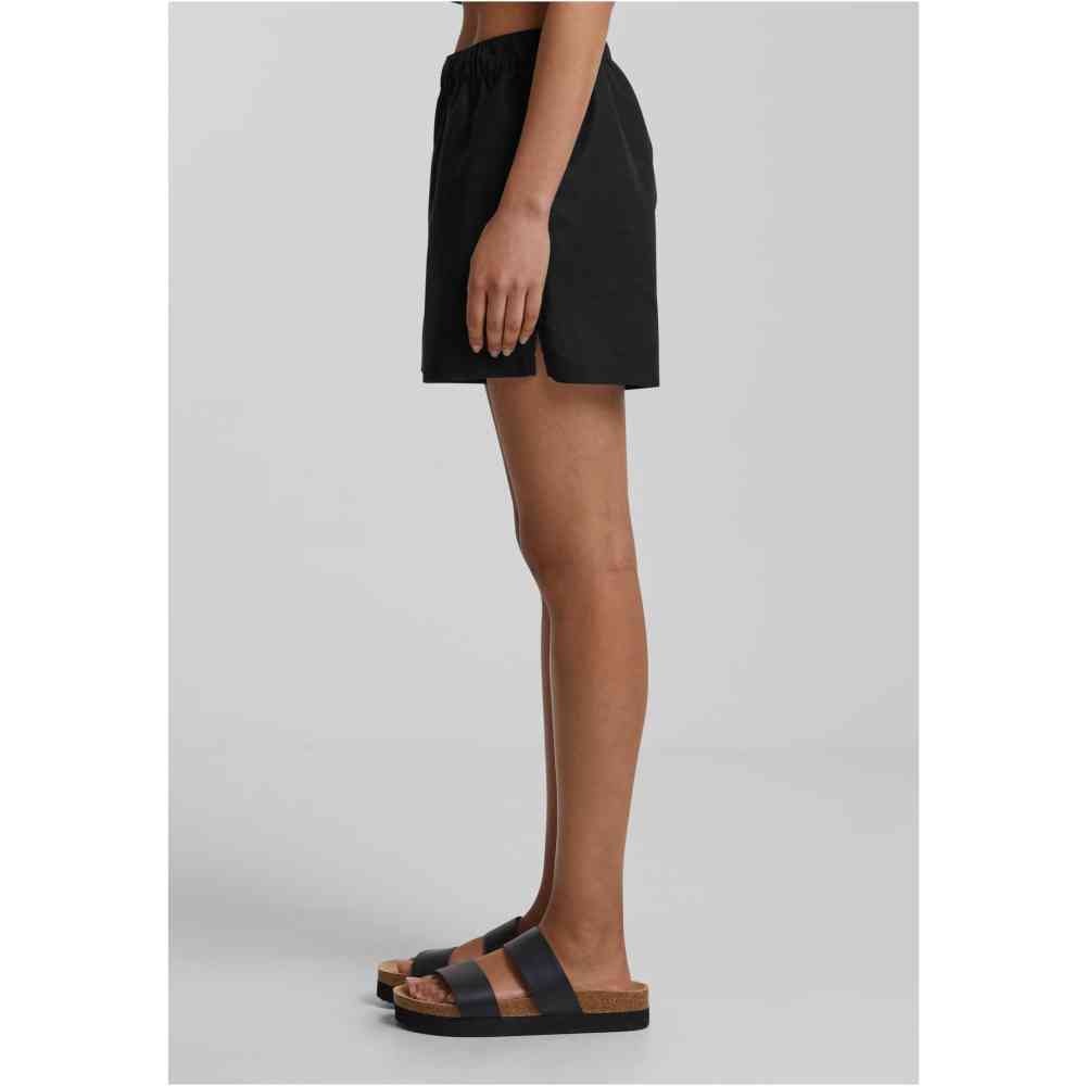 Urban Classics - Linen Mixed Boxer Shorts - Black